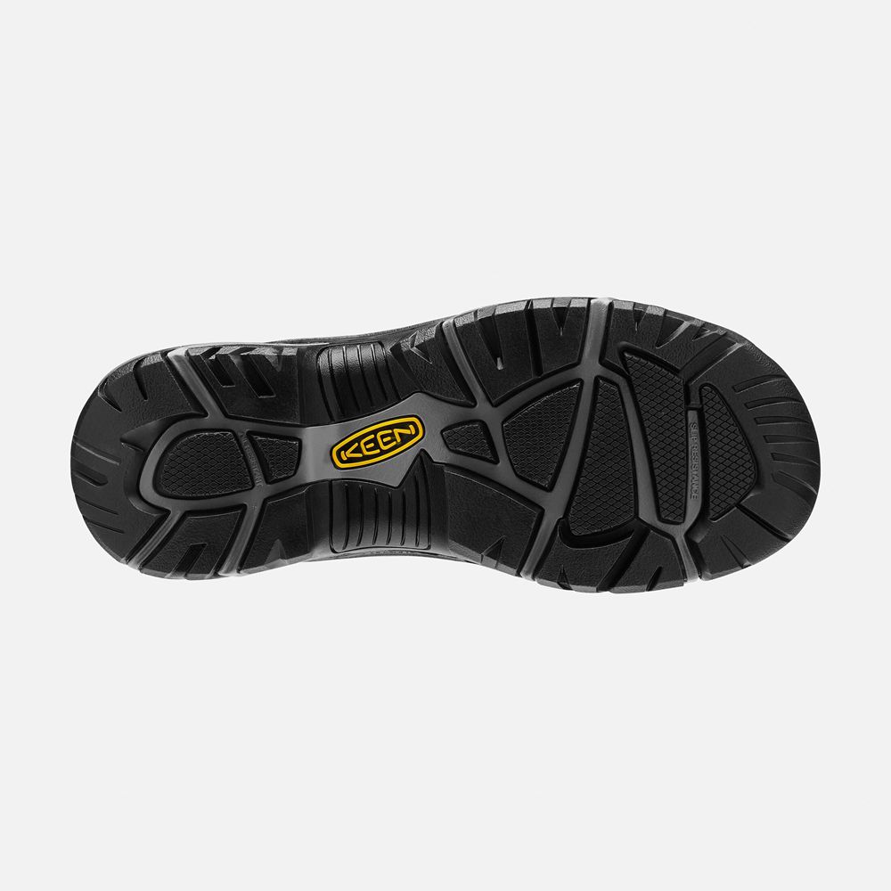 Cizme Keen Romania Barbati Negrii Mt Vernon 6\" (Steel Toe) 0247-LNUQE